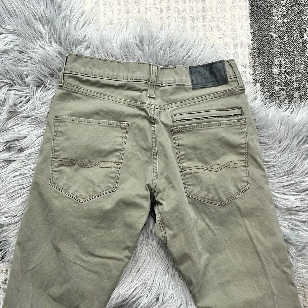Denizen From Levi's 208 Regular Taper Fit Size 29W 32L Olive Green‎